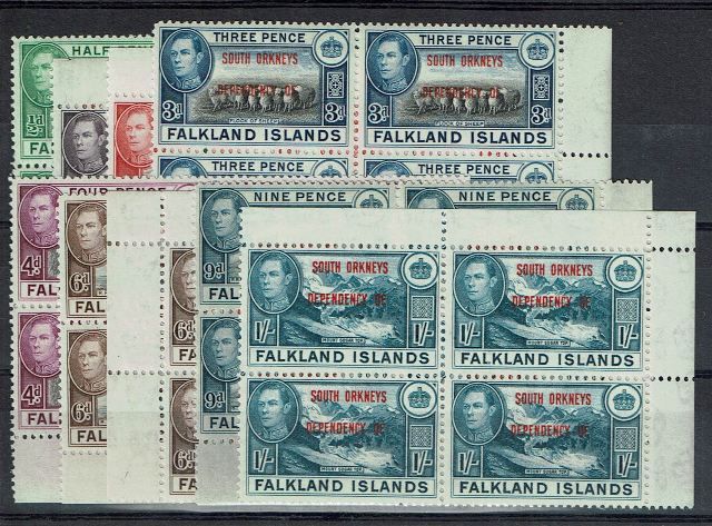 Image of Falkland Island Dependencies SG C1/8 UMM British Commonwealth Stamp